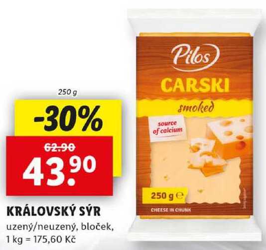 Královský sýr, 250 g