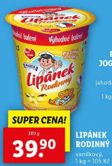 LIPÁNEK RODINNÝ, 380 g