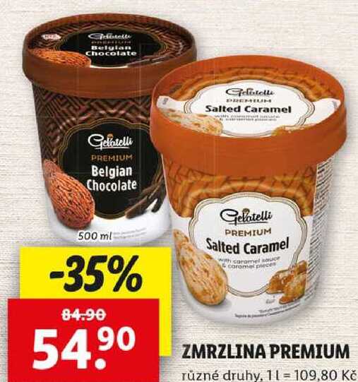 Zmrzlina premium, 500 ml