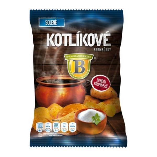 Originální hospodské brambůrky Kotlíkové brambůrky solené