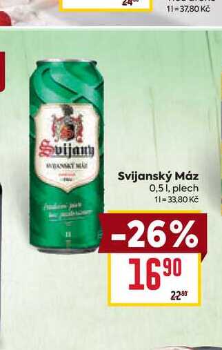 Svijanský Máz 0,51, plech