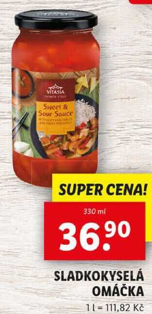 SLADKOKYSELÁ OMÁČKA, 330 ml