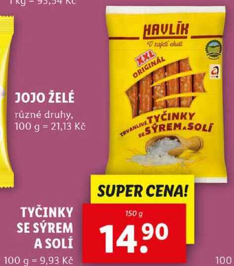 TYČINKY SE SÝREM A SOLÍ, 150 g