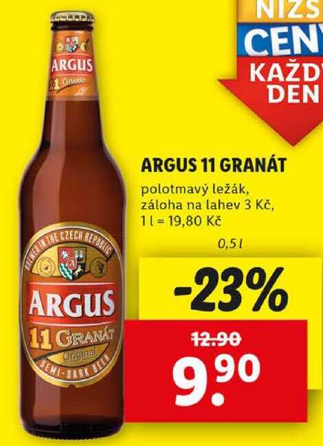 ARGUS 11 GRANÁT, 0,5 l