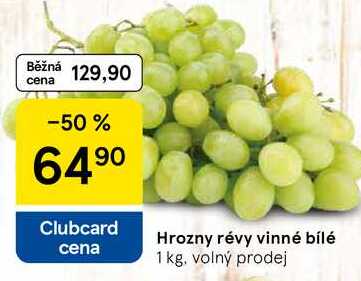 Hrozny révy vinné bílé, 1 kg