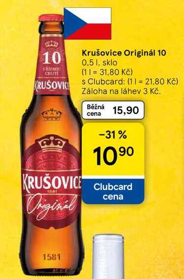 Krušovice Originál 10, 0.5 l