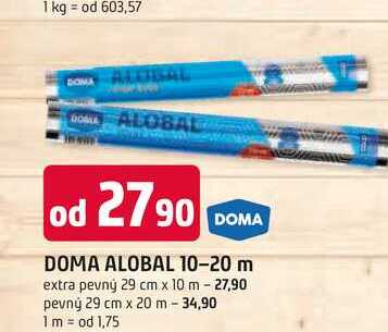 DOMA ALOBAL 10 m extra pevný 29 cm x 10 m 