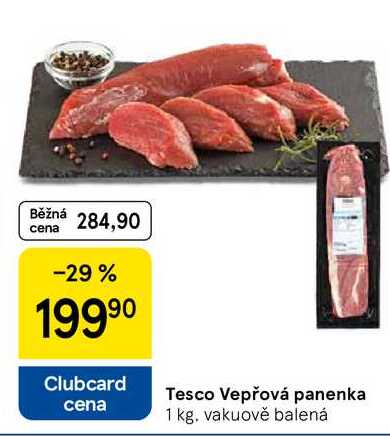 Tesco Vepřová panenka, 1 kg 