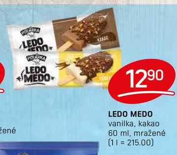 LEDO MEDO vanilka, kakao 60 ml, mražené 