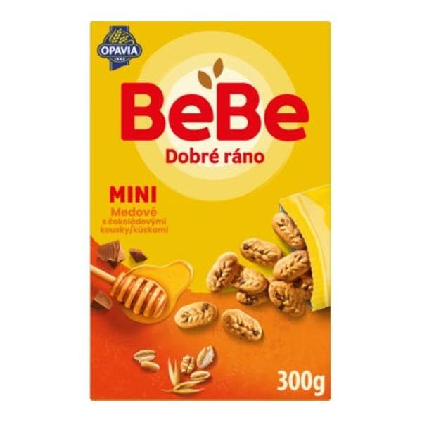 Opavia BeBe Dobré Ráno Mini sušenky medové s kousky čokolády