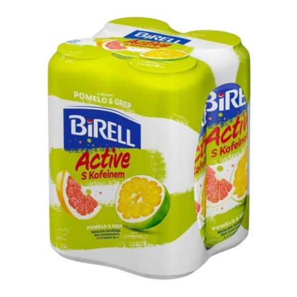 Birell Active Pomelo a Grep s kofeinem 4x0,5l