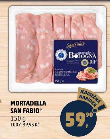MORTADELLA SAN FABIO, 150 g  