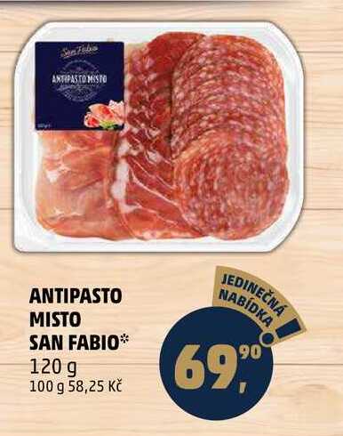 ANTIPASTO MISTO SAN FABIO, 120 g 