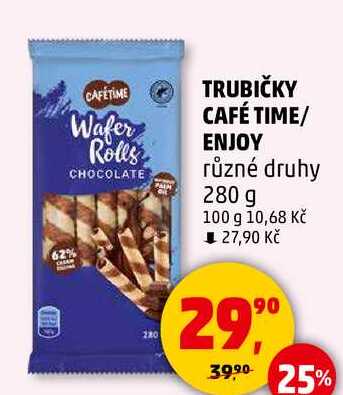 TRUBIČKY CAFÉ TIME/ ENJOY různé druhy, 280 g 