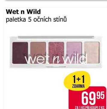 Wet n Wild paletka 5 očních stínů 