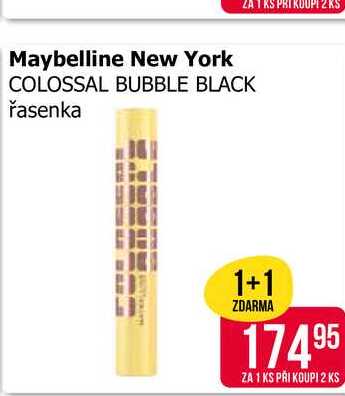 Maybelline New York COLOSSAL BUBBLE BLACK řasenka