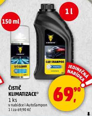 ČISTIČ KLIMATIZACE, 1 ks 