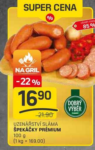 ŠPEKÁČKY PRÉMIUM 100g