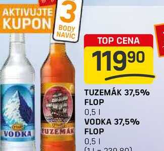VODKA 37,5% FLOP 0,5l