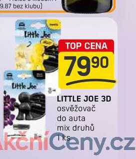 LITTLE JOE 3D osvěžovač do auta mix druhů 1ks