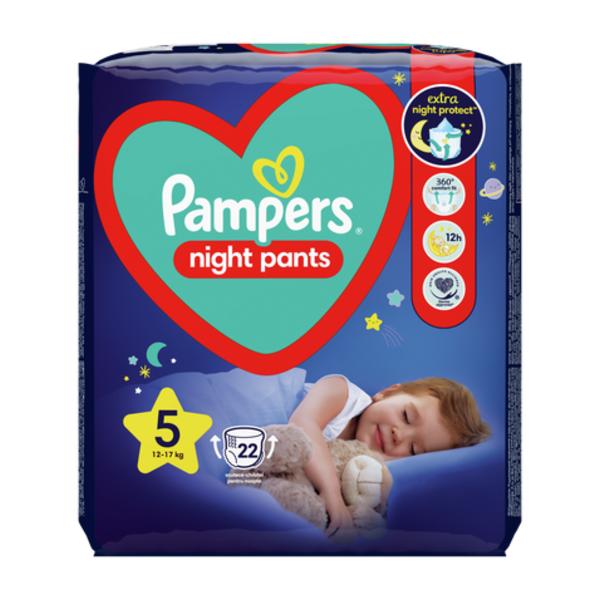 Pampers Night Pants Plenkové kalhotky vel. 5 (12-17 kg)