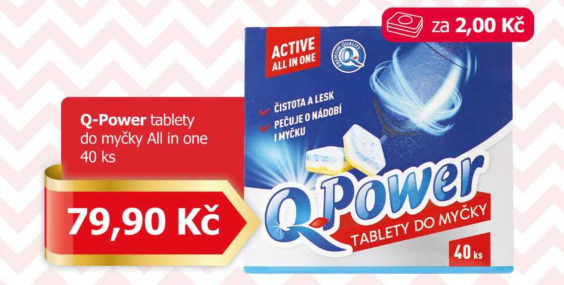 Q-Power tablety do myčky All in one 40 ks