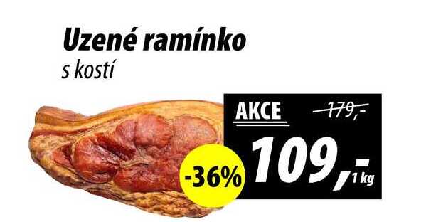 Uzené ramínko s kostí, 1 kg