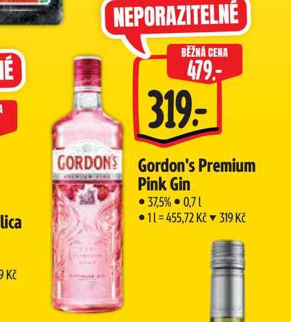   Gordon's Premium Pink Gin 0,7 l