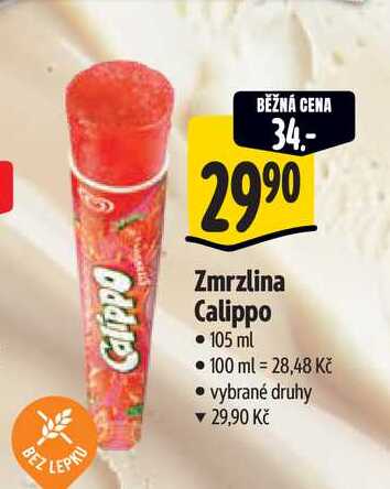   Zmrzlina Calippo 105 ml 