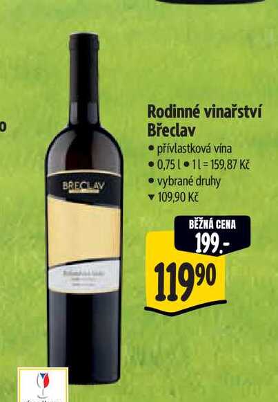  Rodinné vinařství Břeclav 0,75 l