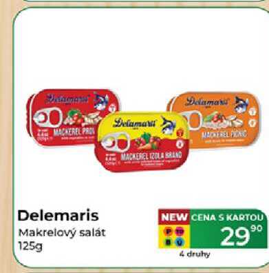 Delemaris Makrelový salát 125g  