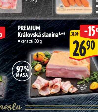 PREMIUM Královská slanina 100 g