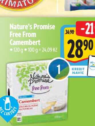  Nature's Promise Free From Camembert 120 g 