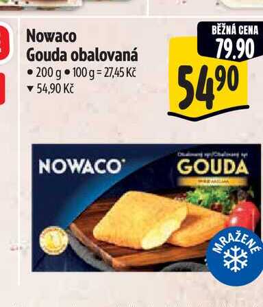 Nowaco Gouda obalovaná 200 g 