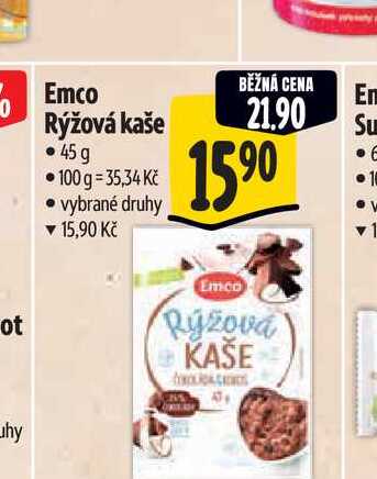Emco Rýžová kaše  45 g 