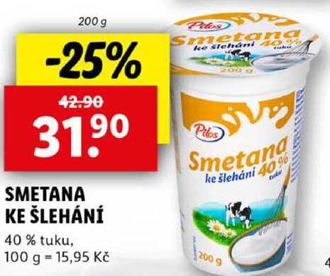 SMETANA KE ŠLEHÁNÍ, 200 g