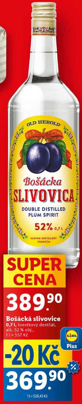 Bošácká slivovice, 0,7 l
