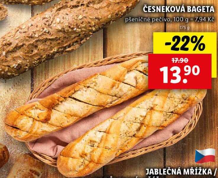 ČESNEKOVÁ BAGETA, 175 g