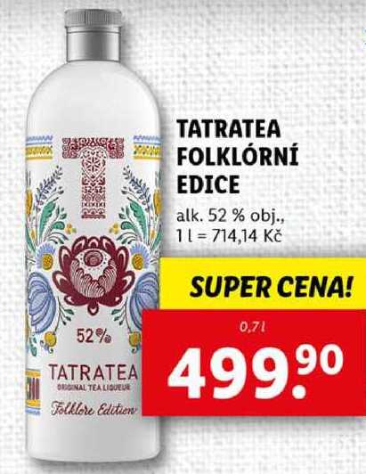 TATRATEA FOLKLÓRNÍ EDICE, 0,7 l