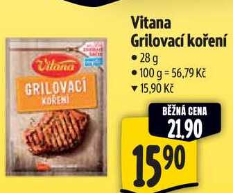 Vitana Grilovací koření, 28 g