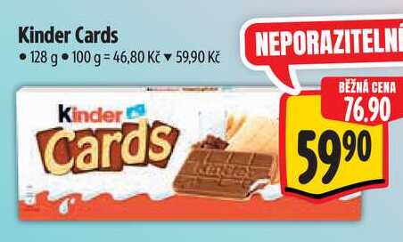 Kinder Cards, 128 g
