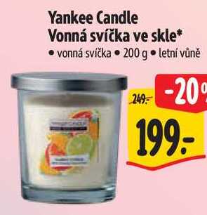 Yankee Candle Vonná svíčka ve skle* 