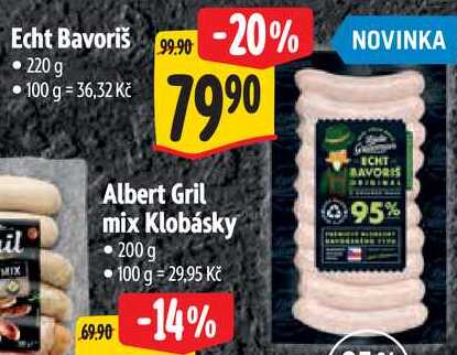 Echt Bavoriš, 220 g 