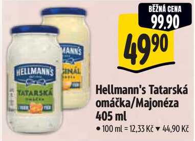Hellmann's Tatarská omáčka/Majonéza, 405 ml