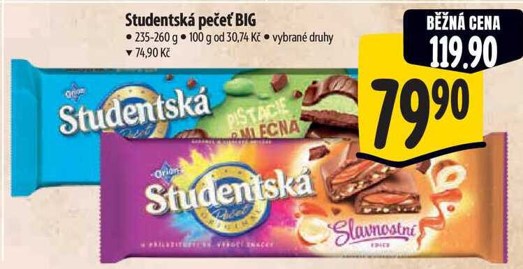 Studentská pečeť BIG, 235-260 g