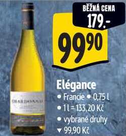 Elégance, 0,75 l