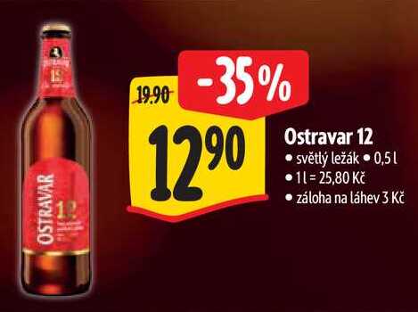 Ostravar 12, 0,5 l