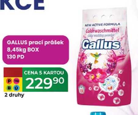 GALLUS prací prášek 8,45kg BOX 130 PD 