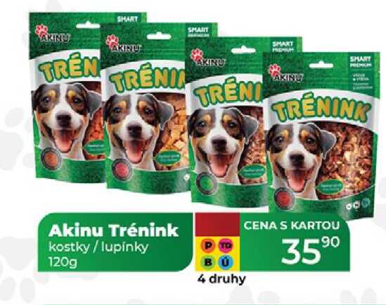 Akinu Trénink kostky / lupínky 120g 