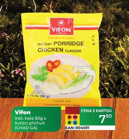 Vifon inst. kaše 50g s kuřecí příchuti (CHAO GA) 